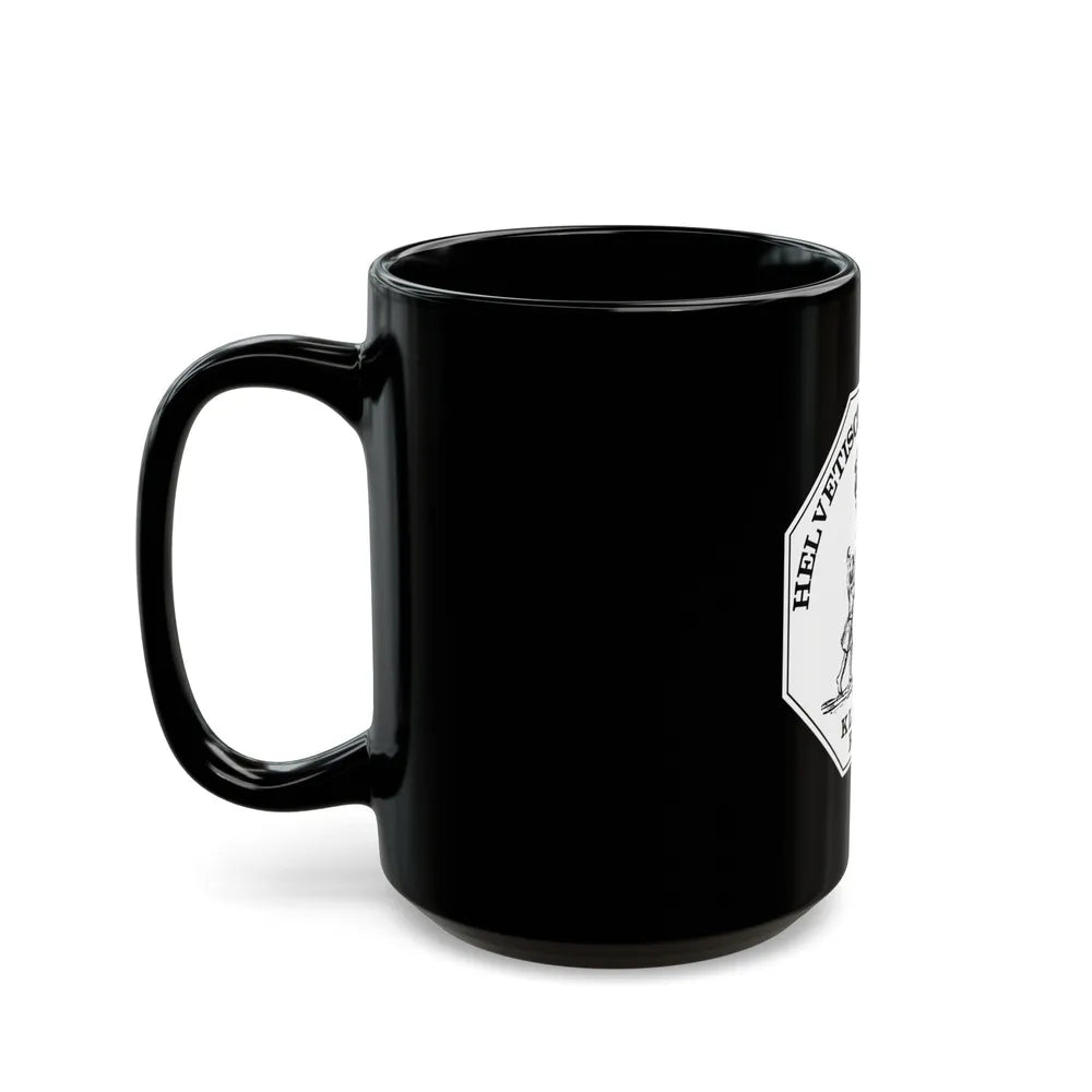 Seal of the Helvetic Republic, Kleiner Rath - Black Coffee Mug-Go Mug Yourself