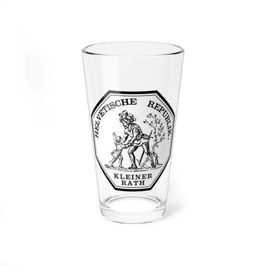 Seal of the Helvetic Republic, Kleiner Rath - Pint Glass 16oz-16oz-Go Mug Yourself