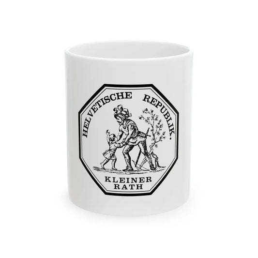 Seal of the Helvetic Republic, Kleiner Rath - White Coffee Mug 11oz - Go Mug Yourself