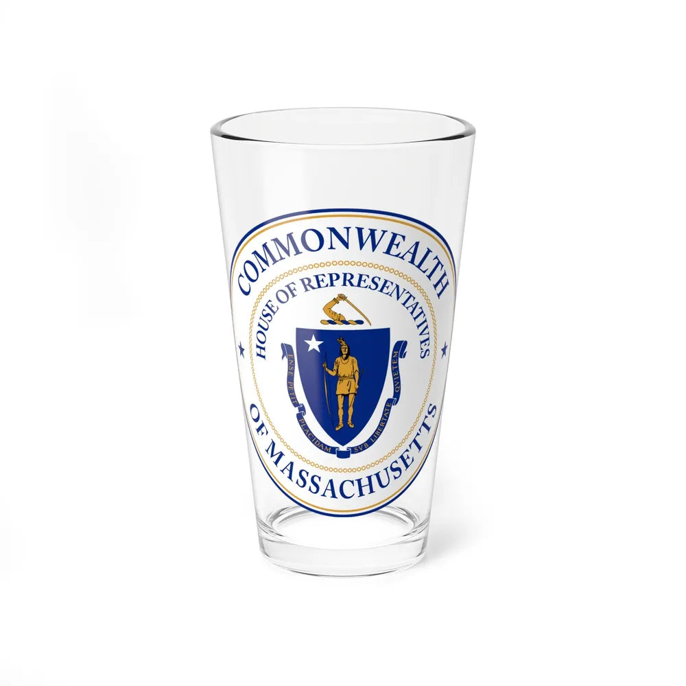 Seal of the House of Representatives of Massachusetts - Pint Glass 16oz-16oz-Go Mug Yourself