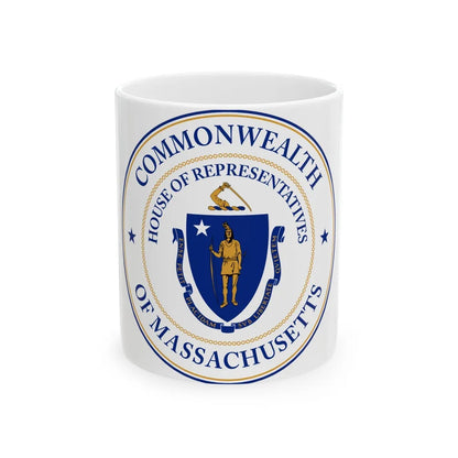 Seal of the House of Representatives of Massachusetts - White Coffee Mug-11oz-Go Mug Yourself