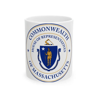 Seal of the House of Representatives of Massachusetts - White Coffee Mug 11oz - Go Mug Yourself