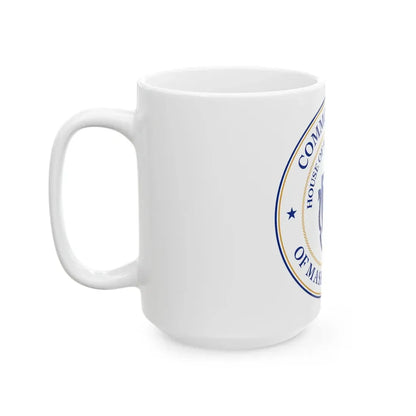 Seal of the House of Representatives of Massachusetts - White Coffee Mug - Go Mug Yourself