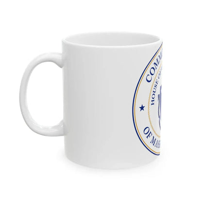 Seal of the House of Representatives of Massachusetts - White Coffee Mug - Go Mug Yourself