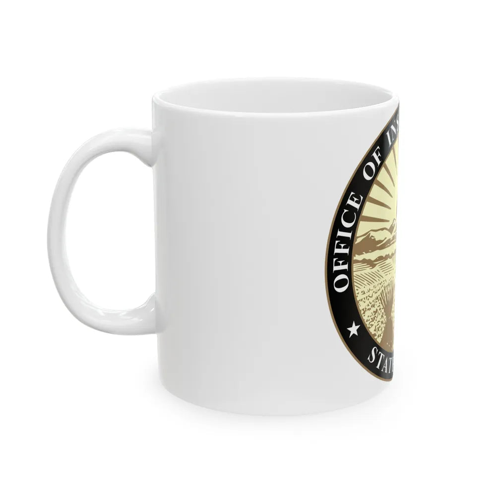 Seal of the Inspector General of Ohio - White Coffee Mug-Go Mug Yourself