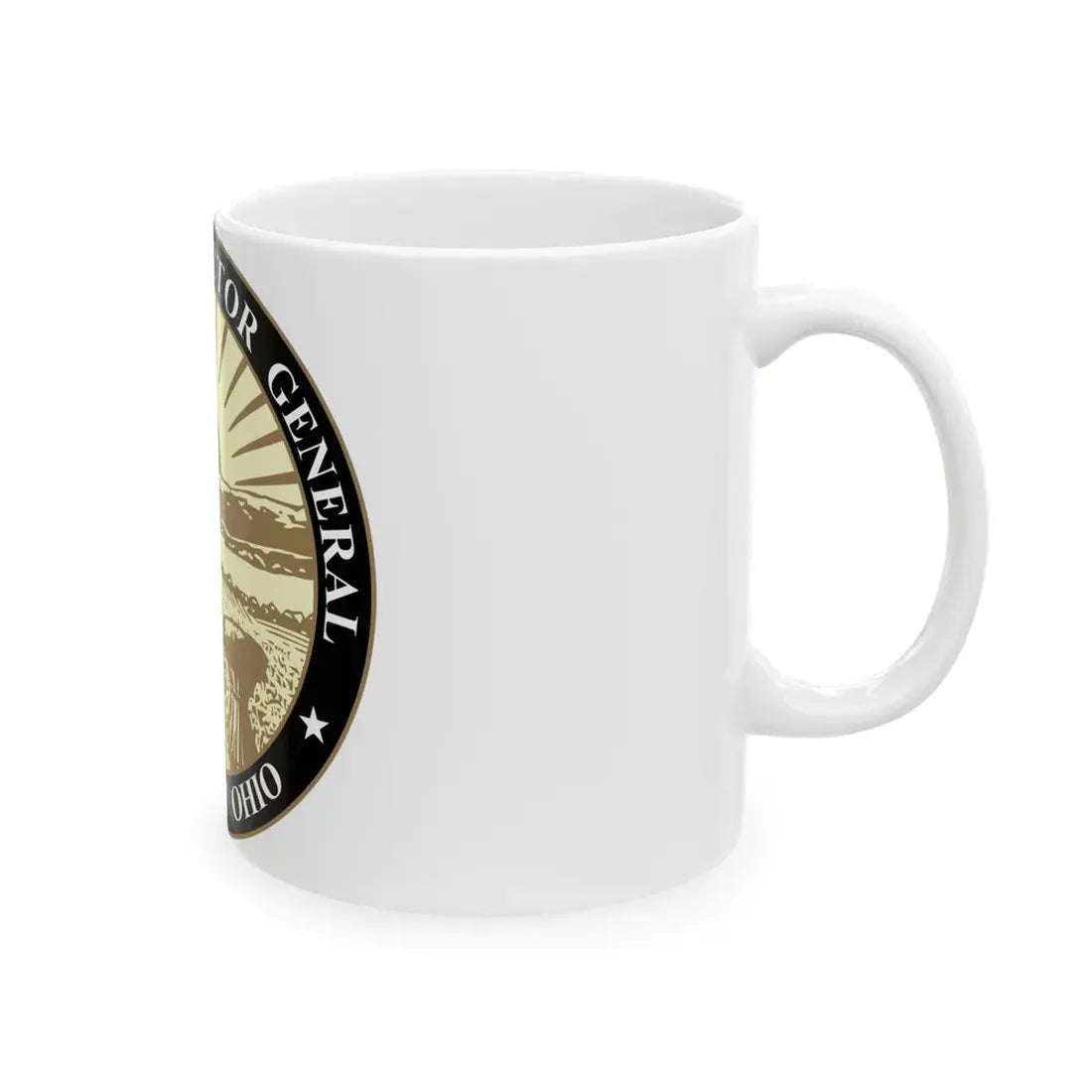 Seal of the Inspector General of Ohio - White Coffee Mug - Go Mug Yourself