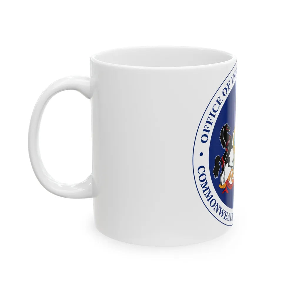 Seal of the Inspector General of Pennsylvania - White Coffee Mug-Go Mug Yourself