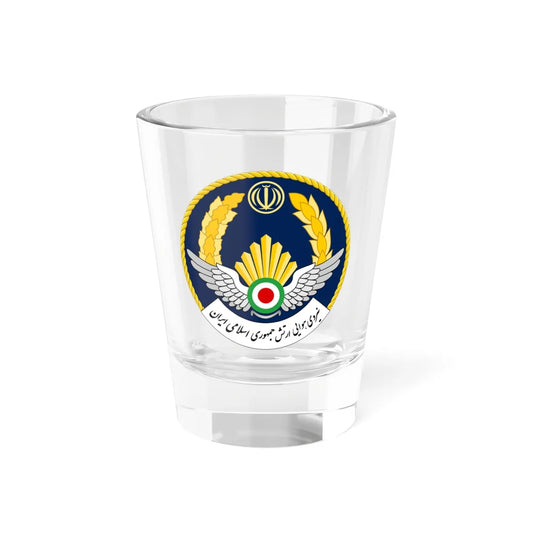 Seal of the Islamic Republic of Iran Air Force (Iran) (Coat of Arms) Shot Glass 1.5oz 1.5oz - Go Mug Yourself