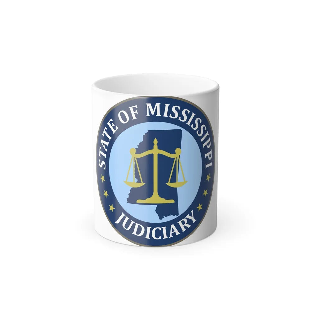 Seal of the Judiciary of Mississippi - Color Changing Mug 11oz-11oz-Go Mug Yourself