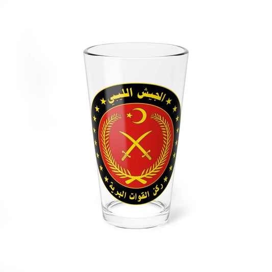 Seal of the Libyan Ground Forces (Libya) (Coat of Arms) Pint Glass 16oz 16oz - Go Mug Yourself
