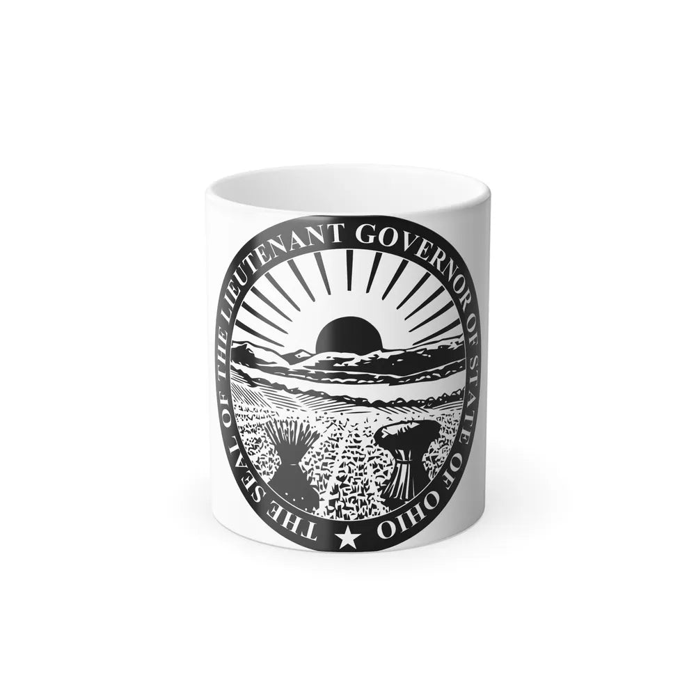 Seal of the Lieutenant Governor of Ohio - Color Changing Mug 11oz-11oz-Go Mug Yourself