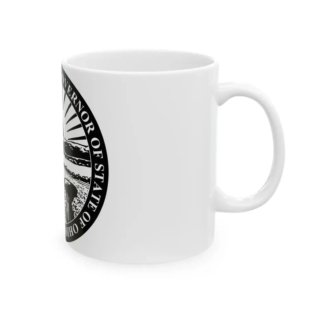 Seal of the Lieutenant Governor of Ohio - White Coffee Mug - Go Mug Yourself