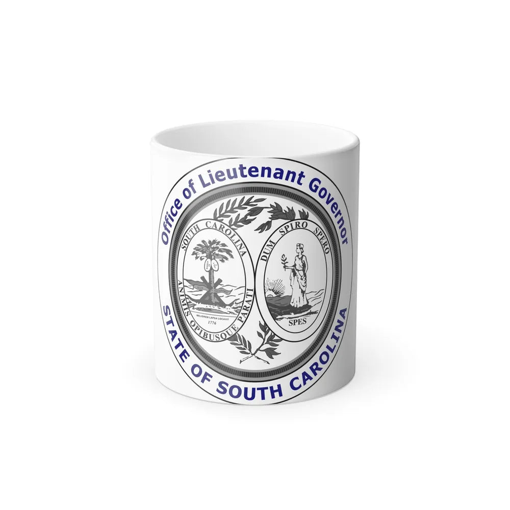 Seal of the Lieutenant Governor of South Carolina - Color Changing Mug 11oz-11oz-Go Mug Yourself