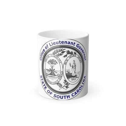 Seal of the Lieutenant Governor of South Carolina - Color Changing Mug 11oz-11oz-Go Mug Yourself