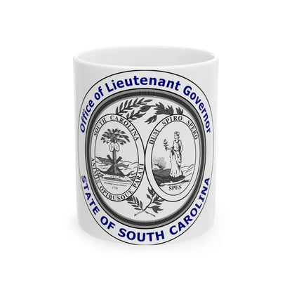 Seal of the Lieutenant Governor of South Carolina - White Coffee Mug-11oz-Go Mug Yourself