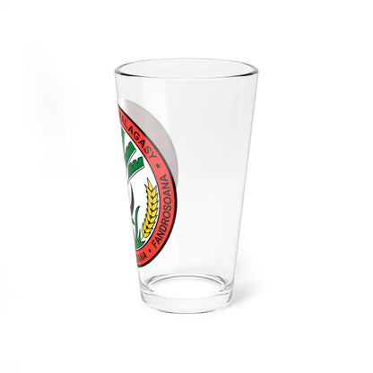 Seal of the Malagasy Republic (Madagascar) (Coat of Arms) Pint Glass 16oz - Go Mug Yourself