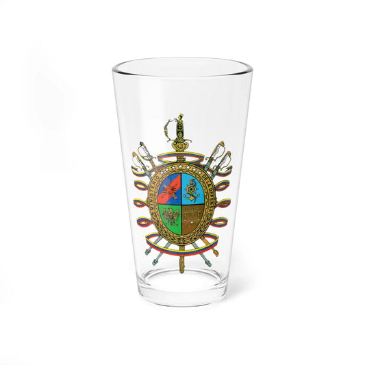 Seal of the Ministry of Defense of Venezuela (Venezuela) (Coat of Arms) Pint Glass 16oz 16oz - Go Mug Yourself