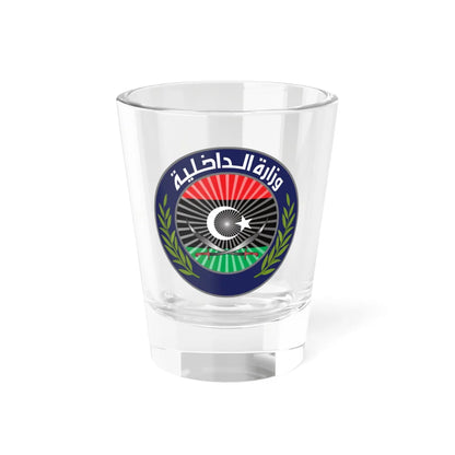 Seal of the Ministry of Internal Affairs of Libya (Libya) (Coat of Arms) Shot Glass 1.5oz 1.5oz - Go Mug Yourself