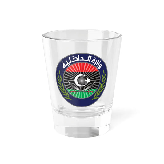 Seal of the Ministry of Internal Affairs of Libya (Libya) (Coat of Arms) Shot Glass 1.5oz 1.5oz - Go Mug Yourself