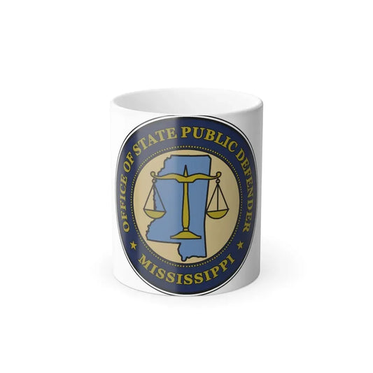 Seal of the Mississippi Office of State Public Defender - Color Changing Coffee Mug 11oz - Go Mug Yourself