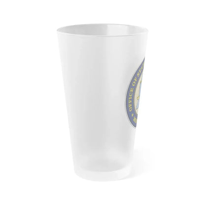 Seal of the Mississippi Office of State Public Defender - Frosted Pint Glass 16oz - Go Mug Yourself