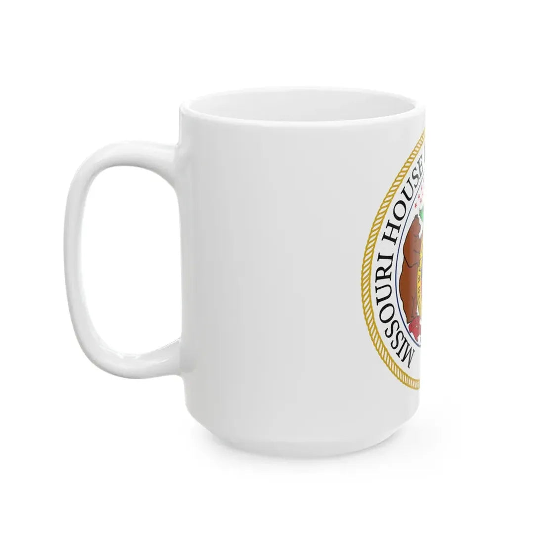 Seal of the Missouri House of Representatives - White Coffee Mug - Go Mug Yourself