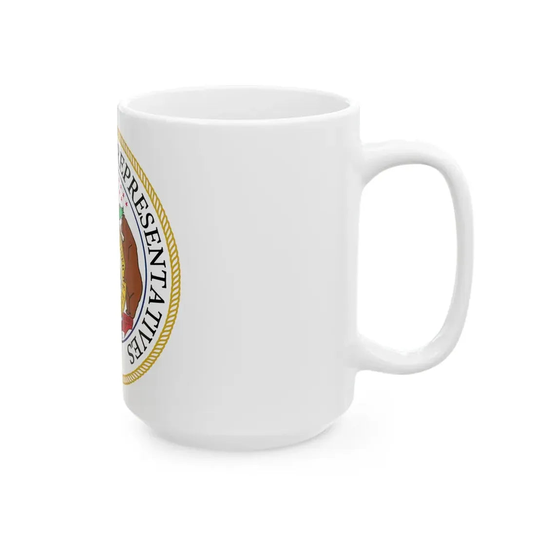 Seal of the Missouri House of Representatives - White Coffee Mug - Go Mug Yourself