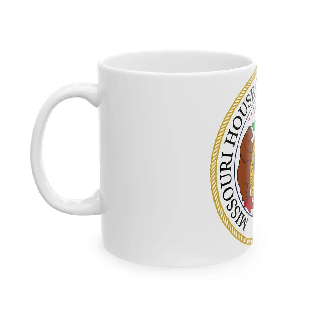 Seal of the Missouri House of Representatives - White Coffee Mug - Go Mug Yourself