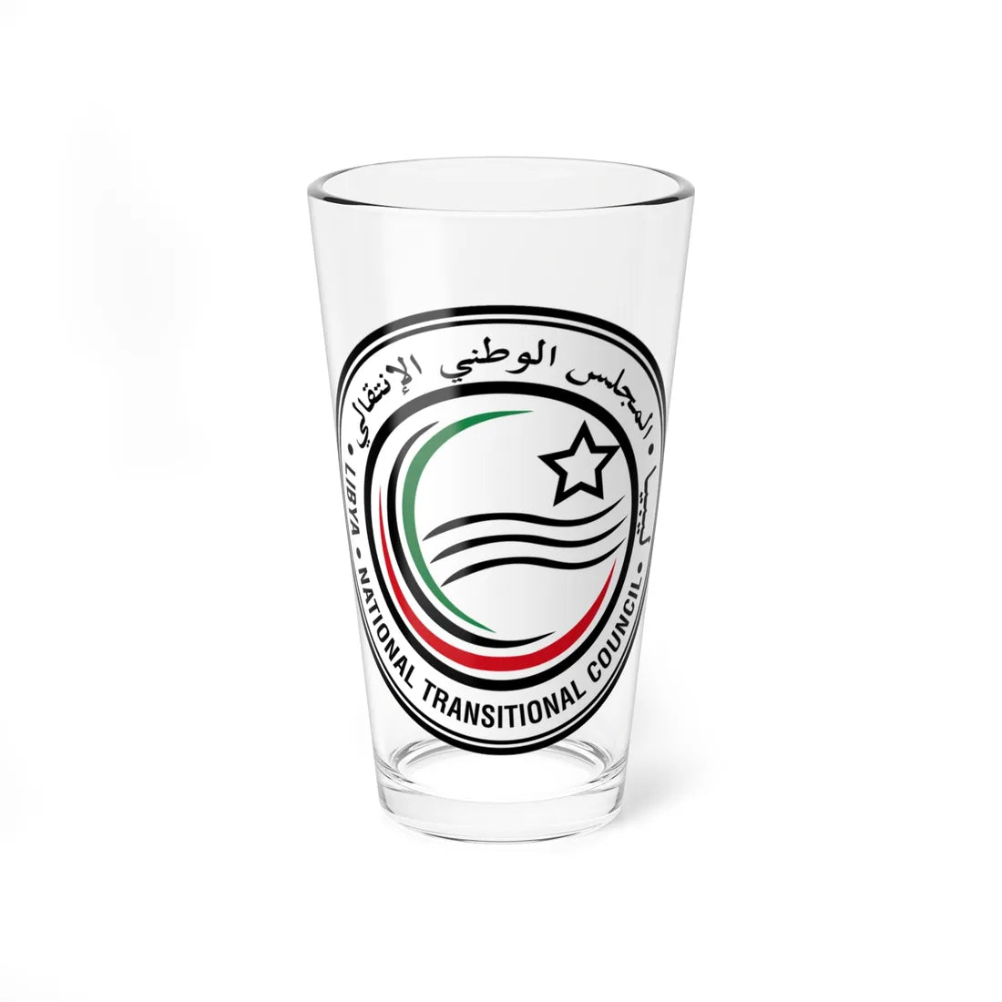 Seal of the National Transitional Council Libya (Libya) (Coat of Arms) Pint Glass 16oz 16oz - Go Mug Yourself