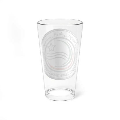Seal of the National Transitional Council Libya (Libya) (Coat of Arms) Pint Glass 16oz - Go Mug Yourself