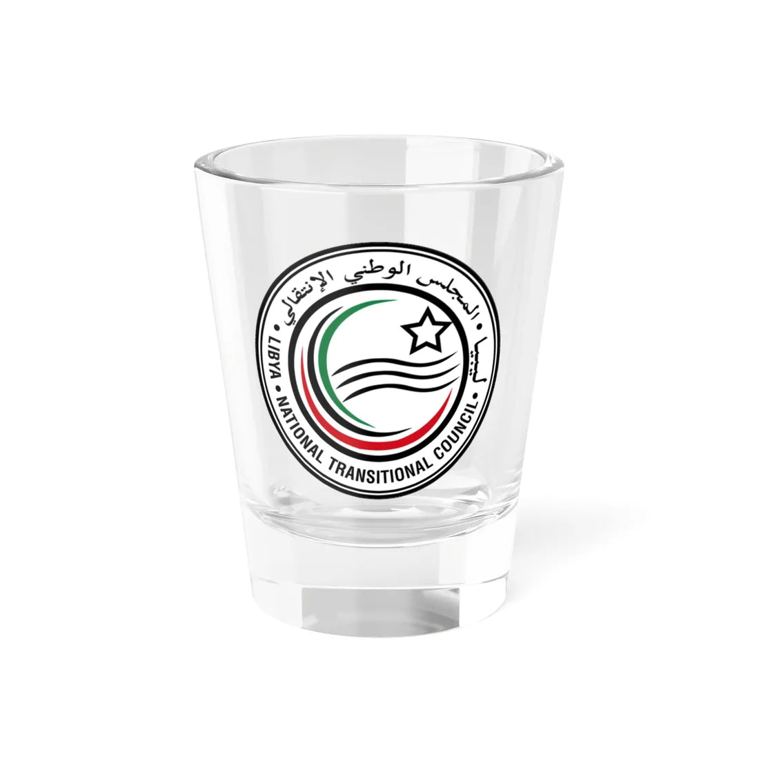 Seal of the National Transitional Council Libya (Libya) (Coat of Arms) Shot Glass 1.5oz 1.5oz - Go Mug Yourself
