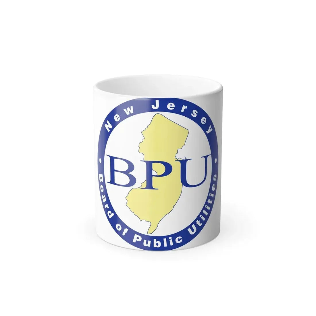 Seal of the New Jersey Board of Public Utilities - Color Changing Coffee Mug 11oz - Go Mug Yourself