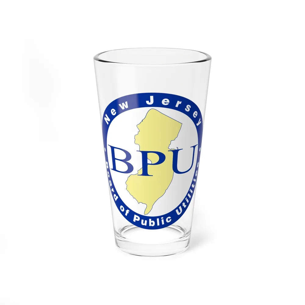 Seal of the New Jersey Board of Public Utilities - Pint Glass 16oz-16oz-Go Mug Yourself