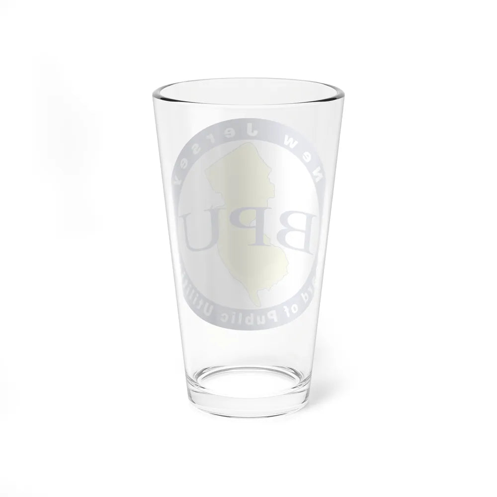 Seal of the New Jersey Board of Public Utilities - Pint Glass 16oz-Go Mug Yourself