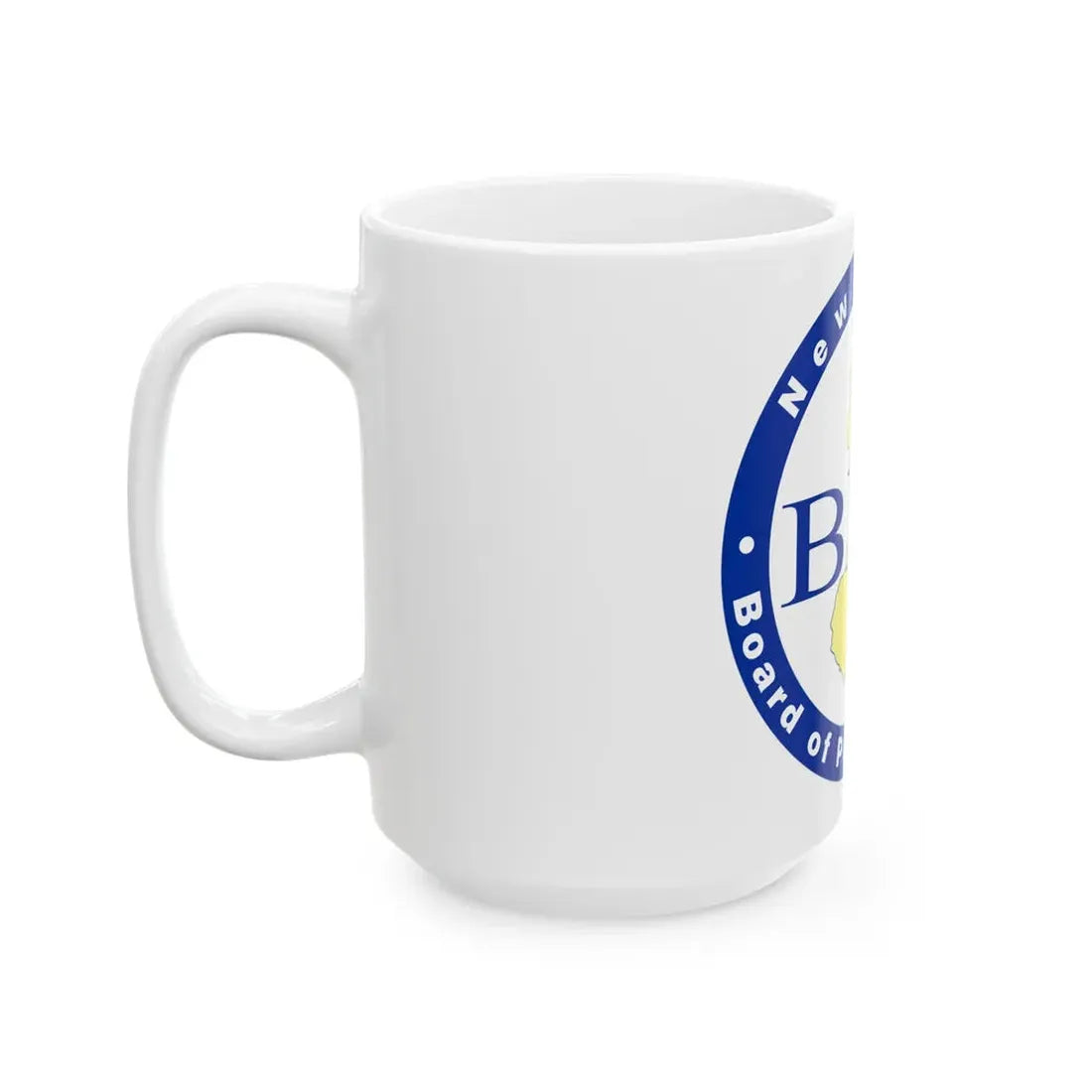 Seal of the New Jersey Board of Public Utilities - White Coffee Mug - Go Mug Yourself