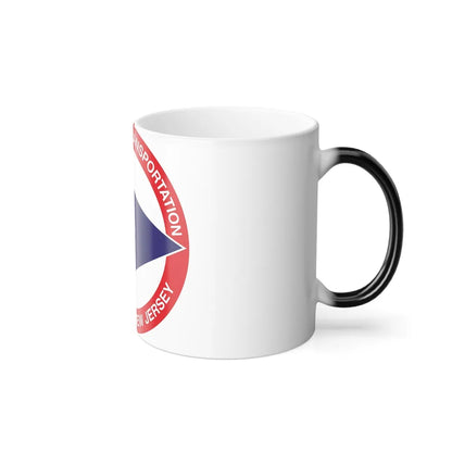 Seal of the New Jersey Department of Transportation - Color Changing Mug 11oz-Go Mug Yourself