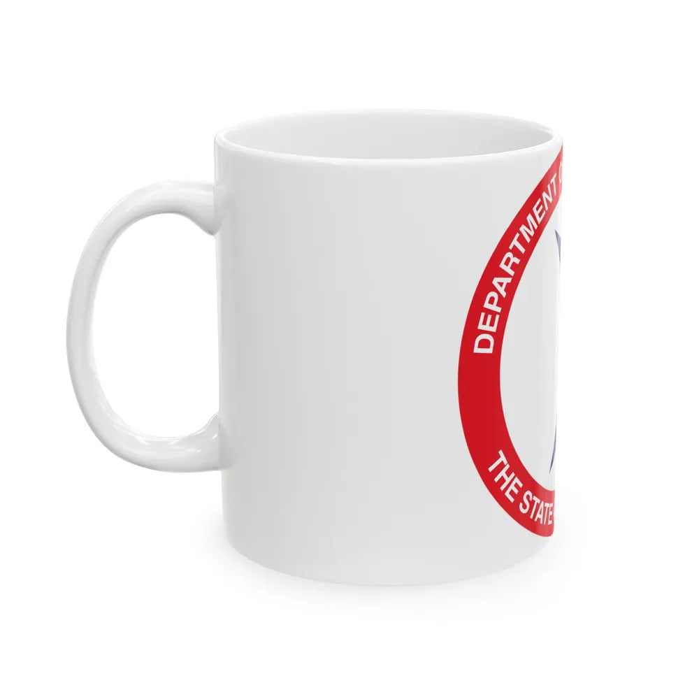 Seal of the New Jersey Department of Transportation - White Coffee Mug-Go Mug Yourself