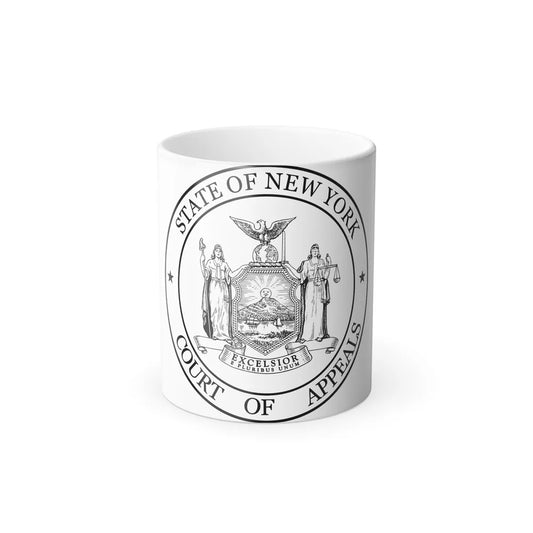 Seal of the New York Court of Appeals - Color Changing Mug 11oz-11oz-Go Mug Yourself