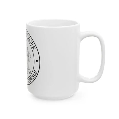 Seal of the New York Court of Appeals - White Coffee Mug - Go Mug Yourself
