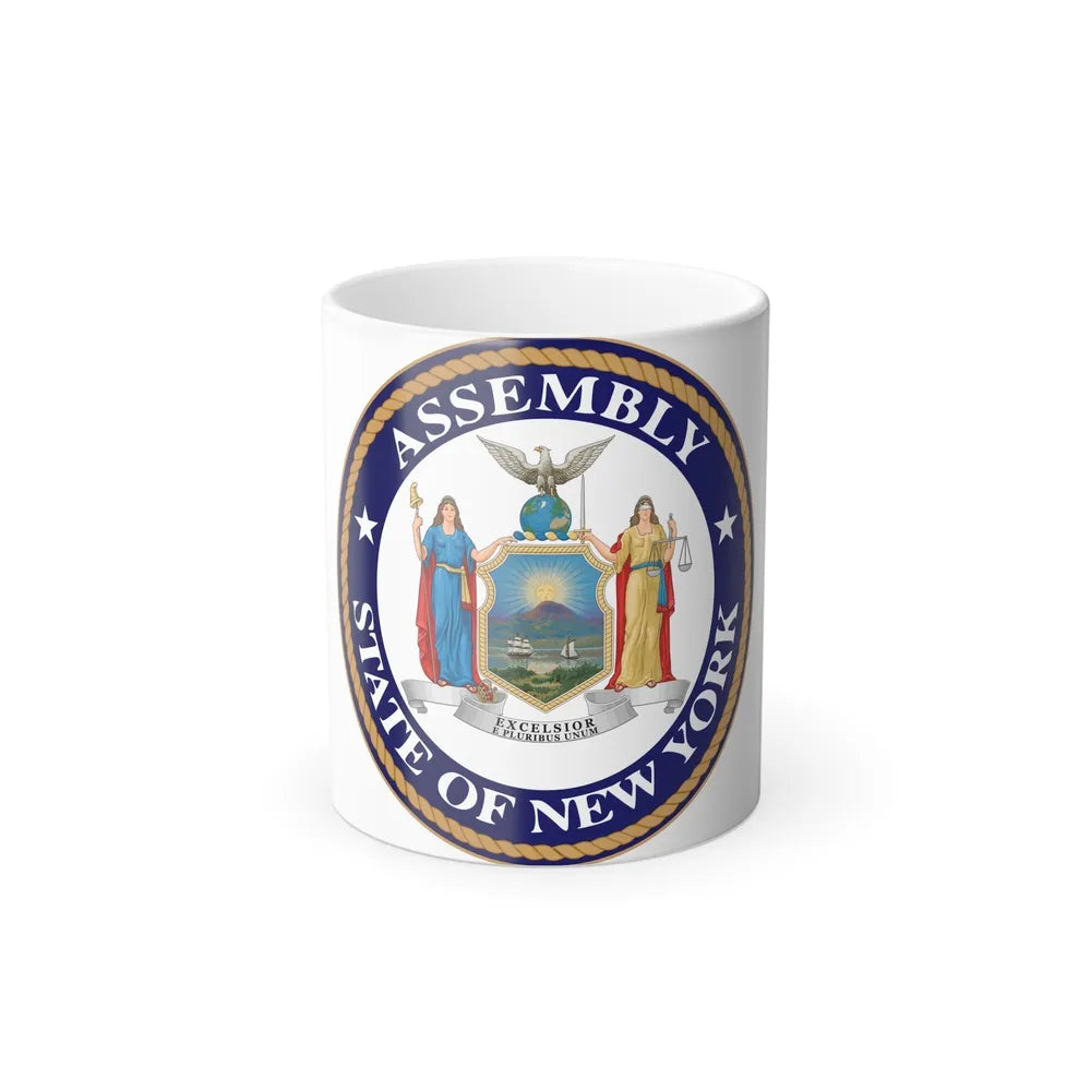 Seal of the New York State Assembly - Color Changing Mug 11oz-11oz-Go Mug Yourself