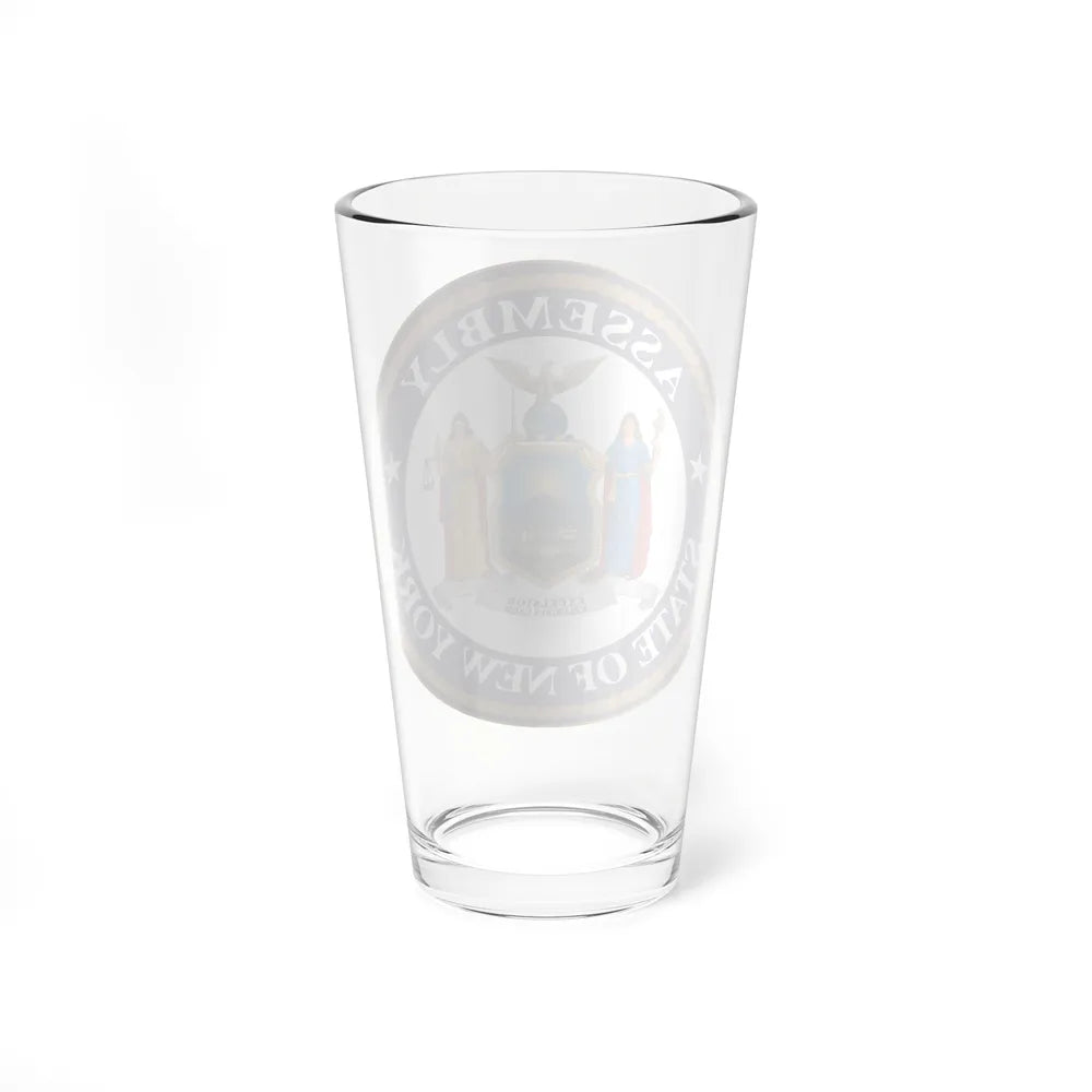 Seal of the New York State Assembly - Pint Glass 16oz-Go Mug Yourself