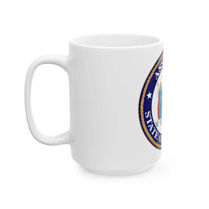 Seal of the New York State Assembly - White Coffee Mug - Go Mug Yourself