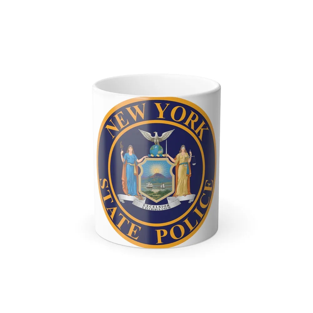 Seal of the New York State Police - Color Changing Mug 11oz-11oz-Go Mug Yourself