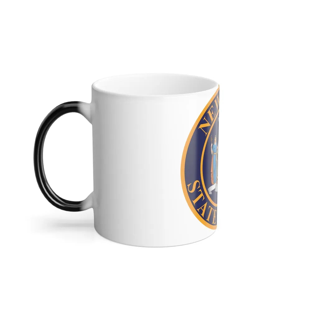 Seal of the New York State Police - Color Changing Mug 11oz-Go Mug Yourself