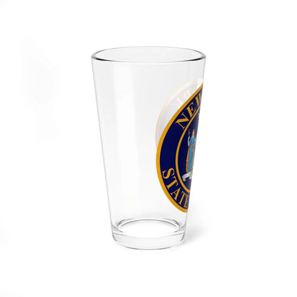 Seal of the New York State Police - Pint Glass 16oz-Go Mug Yourself