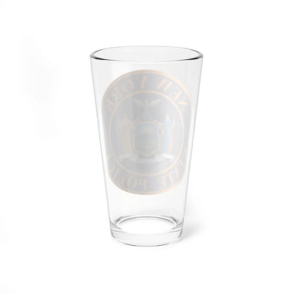 Seal of the New York State Police - Pint Glass 16oz-Go Mug Yourself