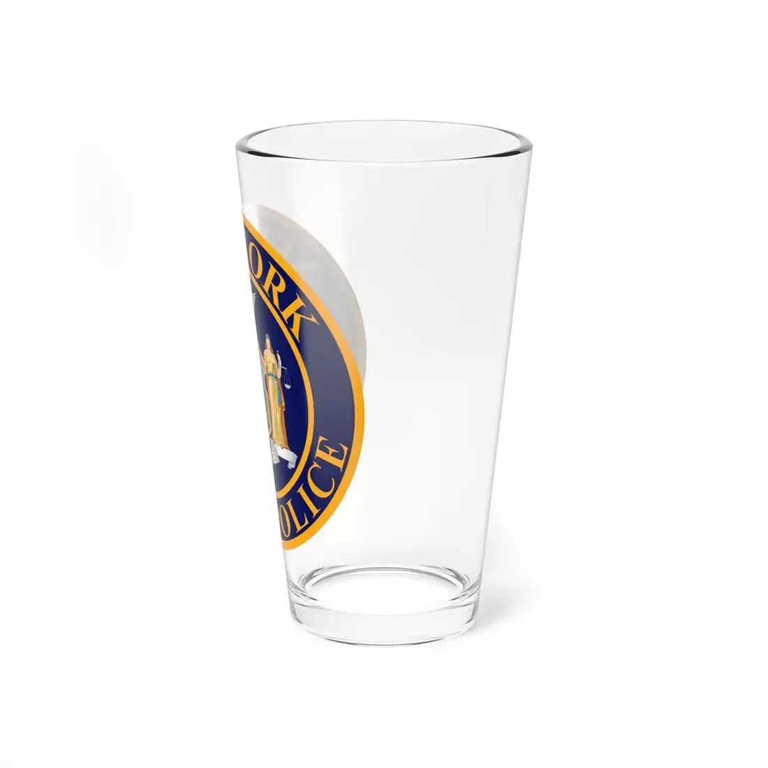 Seal of the New York State Police - Pint Glass 16oz - Go Mug Yourself