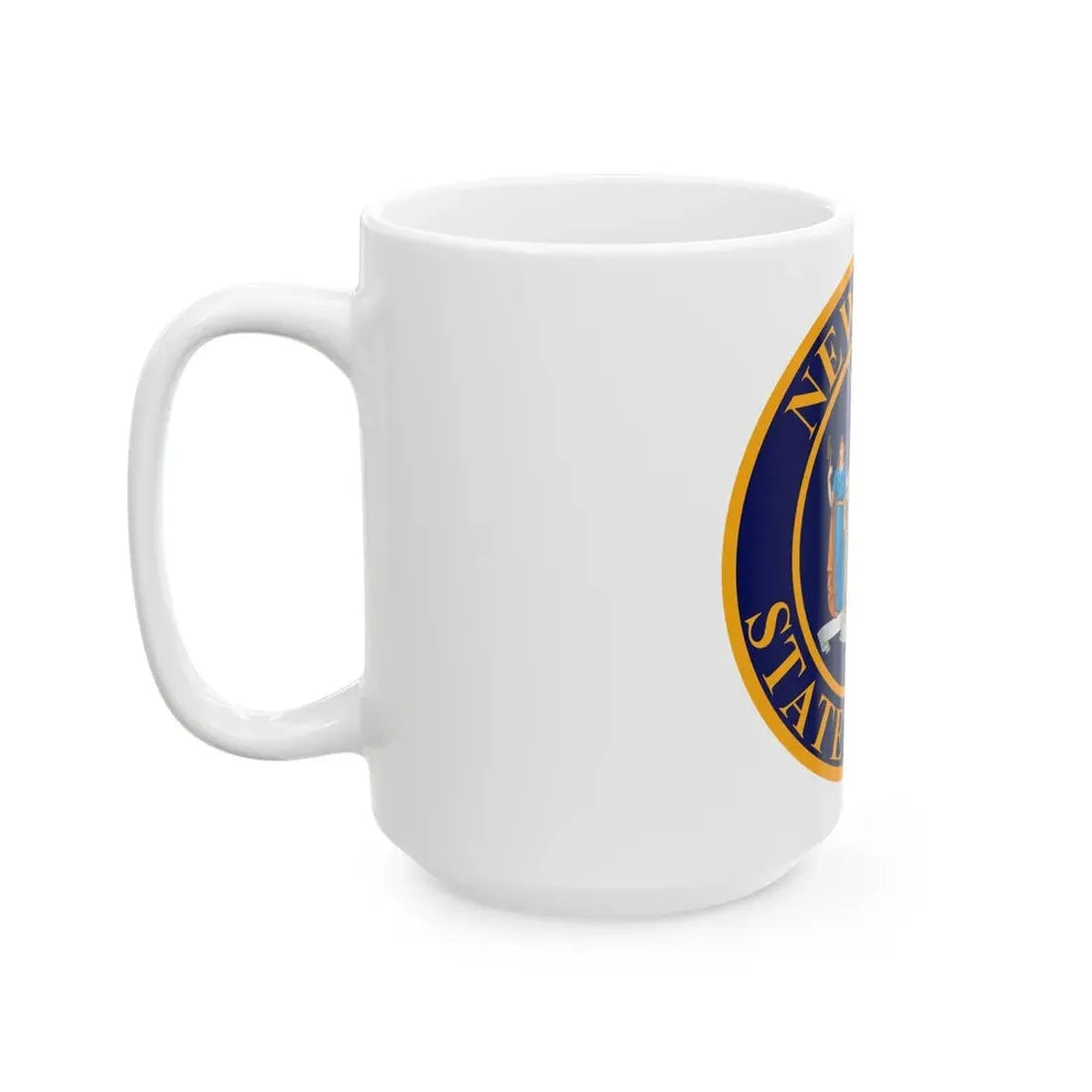 Seal of the New York State Police - White Coffee Mug - Go Mug Yourself