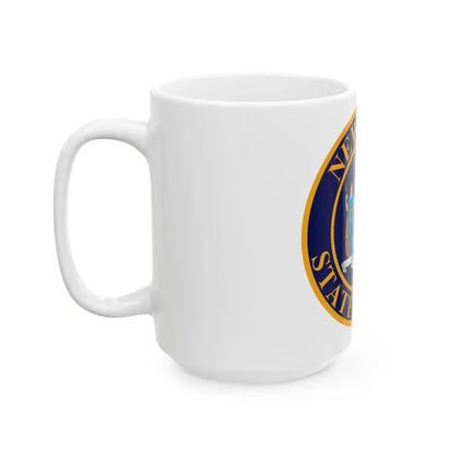 Seal of the New York State Police - White Coffee Mug - Go Mug Yourself
