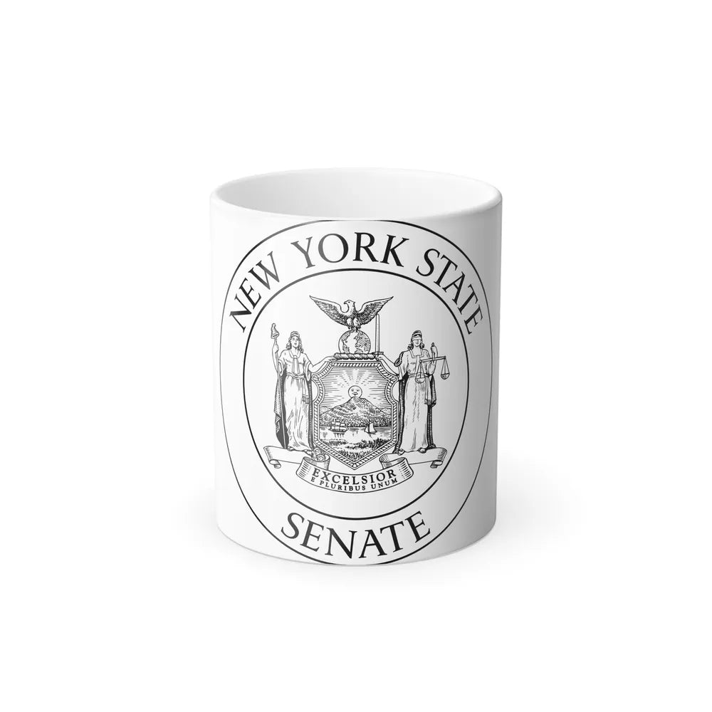 Seal of the New York State Senate - Color Changing Mug 11oz-11oz-Go Mug Yourself